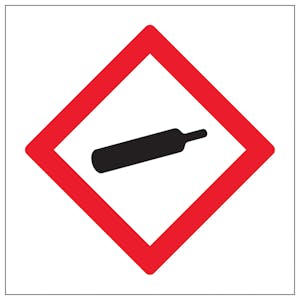 Gas Under Pressure COSHH Sign - Magnetic