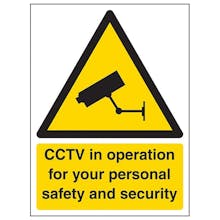 CCTV In Operation For Your Own Personal Safety