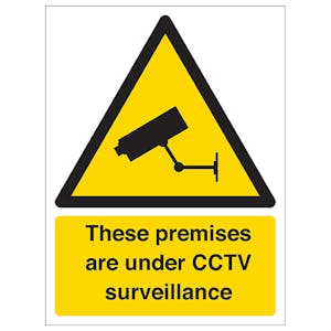 These Premises Are Under CCTV Surveillance - Window Sticker