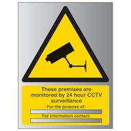 Aluminium Effect - These Premises Are Monitored By 24...
