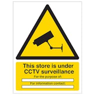 This Store Is Under CCTV Surveillance