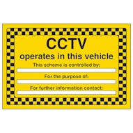 CCTV Operates In This Vehicle