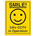Smile! 24hr CCTV in Operation