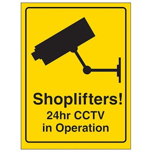 Shoplifters! 24hr CCTV in Operation