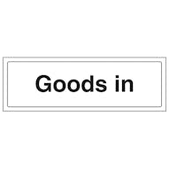 Goods In - Landscape