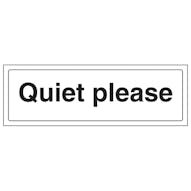 Quiet Please - Landscape