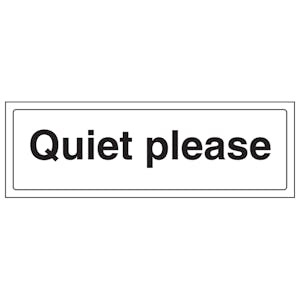 Quiet Please - Landscape