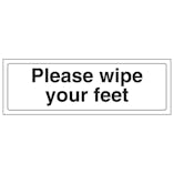 Please Wipe Your Feet - Landscape