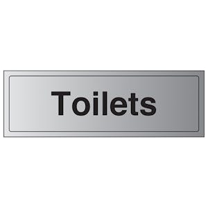 Toilets - Aluminium Effect