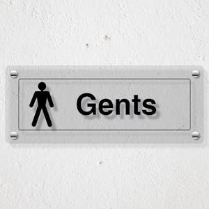 Gents - Acrylic Sign