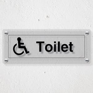 Disabled Toilet - Acrylic Sign