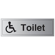 Aluminium Effect - Disabled Toilet