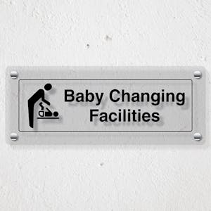 Baby Changing Facilities - Acrylic Sign