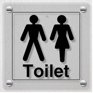 Unisex Toilet - Acrylic Sign