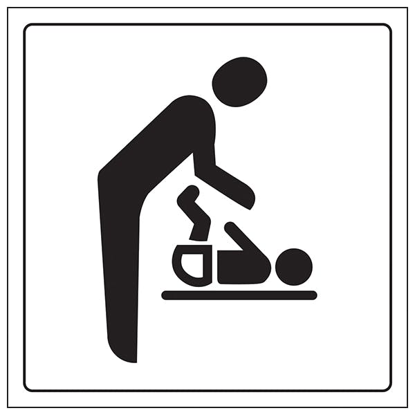 Baby Changing Symbol | Safety Signs 4 Less