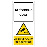 Automatic Door - 24hr CCTV In Operation
