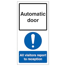 Automatic Door - Visitors To Reception