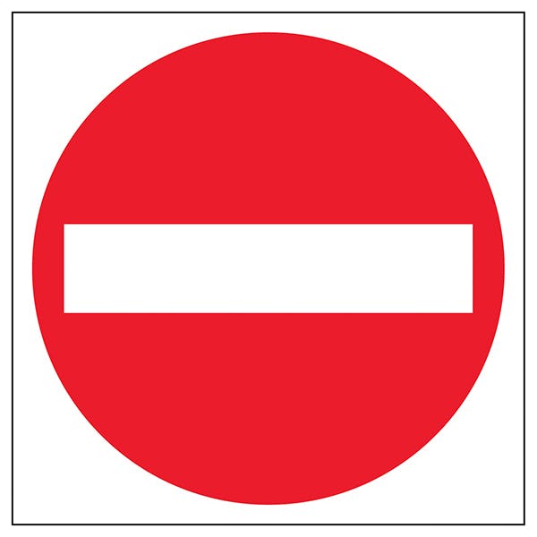 No Entry Automatic Door | Door Signs | Safety Signs | VSafety