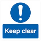 Keep Clear Automatic Door
