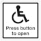 Disabled Press Button To Open