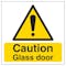 Caution - Glass Door