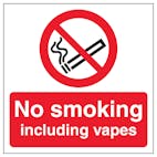 No Smoking Including Vapes