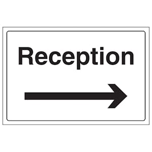 Reception With Arrow Right