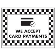 We Accept Card Payments / Card Symbol