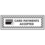 Card Payments Accepted / Card Symbol - Landscape