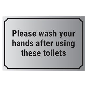Please Wash Your Hands After Using These Toilets