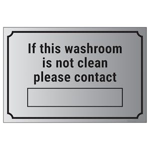 If This Washroom Is Not Clean Please Contact […]