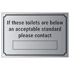 If These Toilets Are Below An Acceptable Standard Please Contact […]