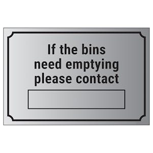 If The Bins Need Emptying Please Contact […]