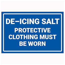 De-Icing Salt / Wear Protective Clothing