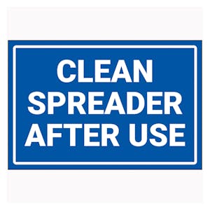 Clean Spreader After Use