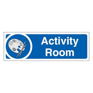 Activity Room - Slim Landscape - Blue