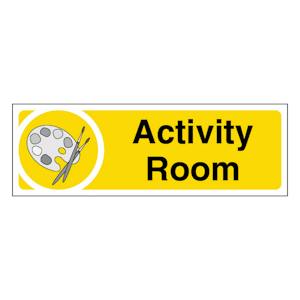 Activity Room - Slim Landscape - Yellow