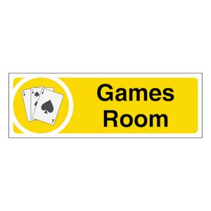 Games Room - Slim Landscape - Yellow