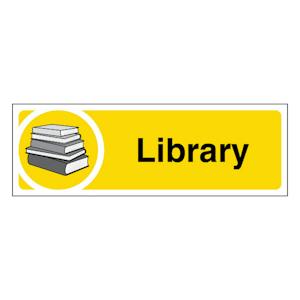Library - Slim Landscape - Yellow