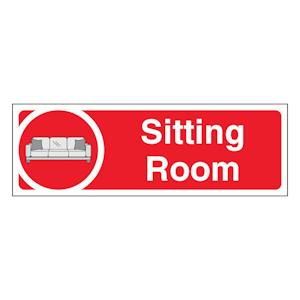 Sitting Room - Slim Landscape - Red