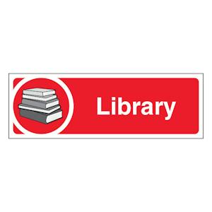 Library - Slim Landscape - Red
