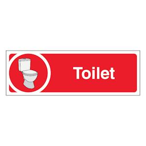 Toilet - Slim Landscape - Red