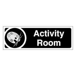 Activity Room - Slim Landscape - Black