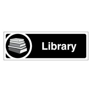 Library - Slim Landscape - Black