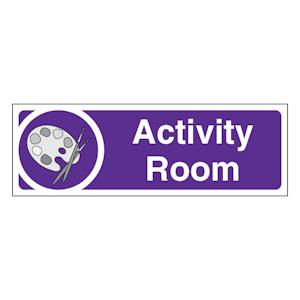 Activity Room - Slim Landscape - Purple