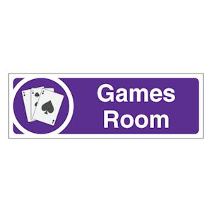 Games Room - Slim Landscape - Purple