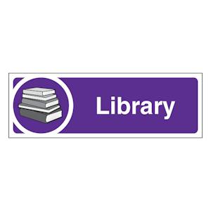 Library - Slim Landscape - Purple