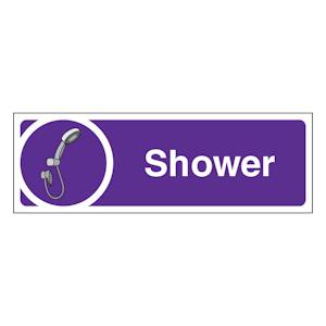 Shower - Slim Landscape - Purple