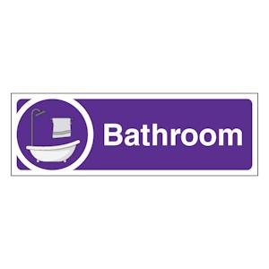 Bathroom - Slim Landscape - Purple