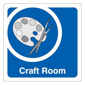 Craft Room - Square - Blue